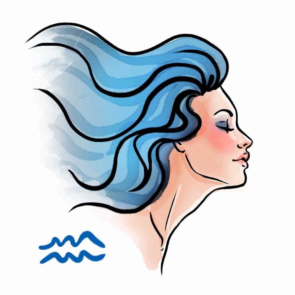 Aquarius As A Beautiful Woman - Pisces Man and Aquarius Woman Love Compatibility